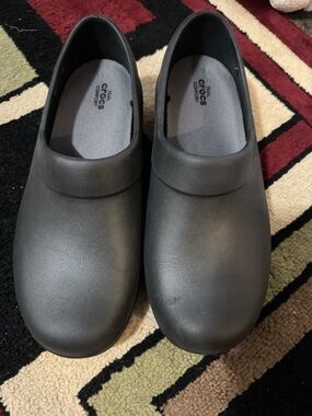 CROCS Black Bistro Slip-On Work Clogs
